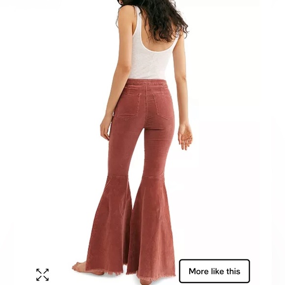 We The Free Mauve Just Float Corduroy Pants - Picture 2 of 6